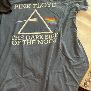 Navy blue Pink Floyd dark side of the moon Navy background.